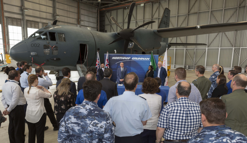 Northrop Grumman contract signing