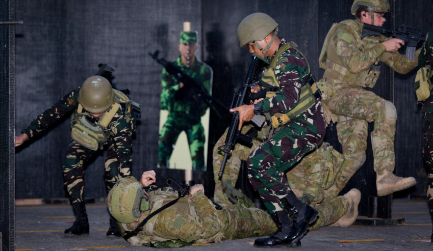 urban combat skills demonstration