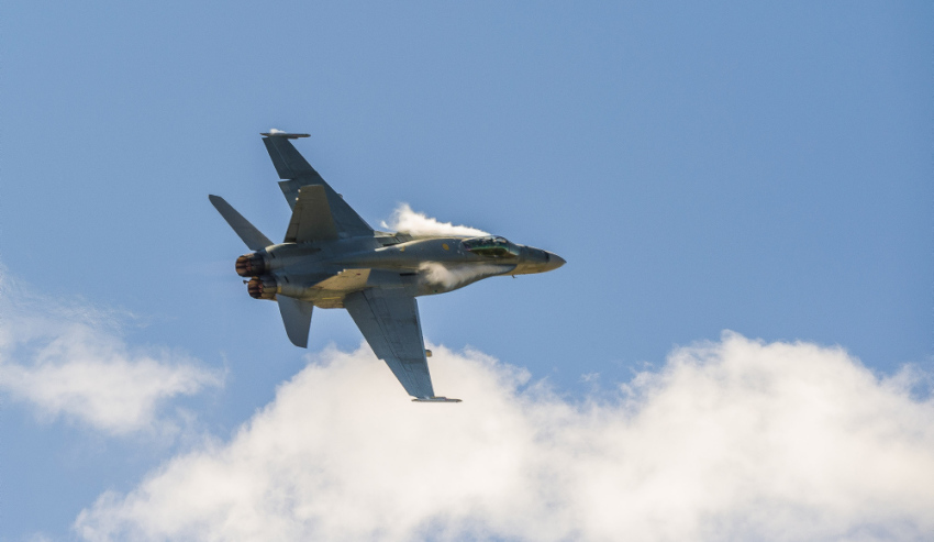 Canada takes delivery of first two RAAF Classic Hornets