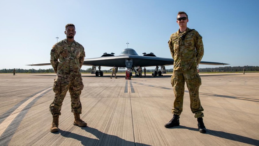 RAAF USAF B 2 bomber dc