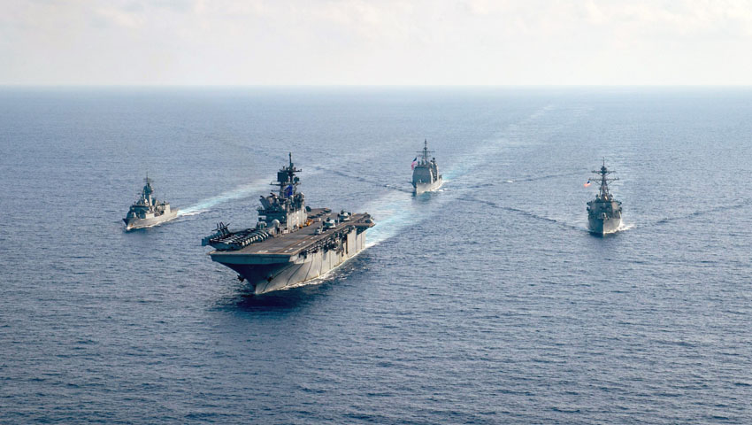 RAN, US Navy join forces for South China Sea patrol