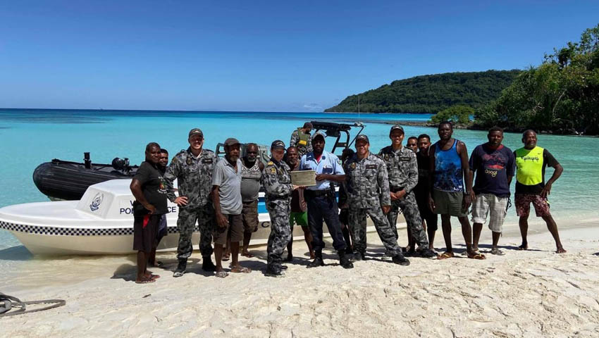 RAN helps deliver Vanuatu police boat