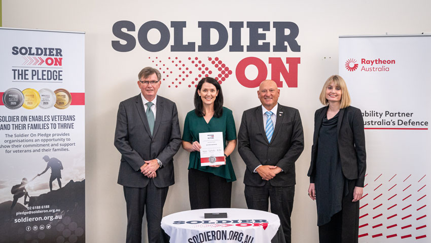 Raytheon to support Soldier On’s Platinum Pledge for sixth consecutive year