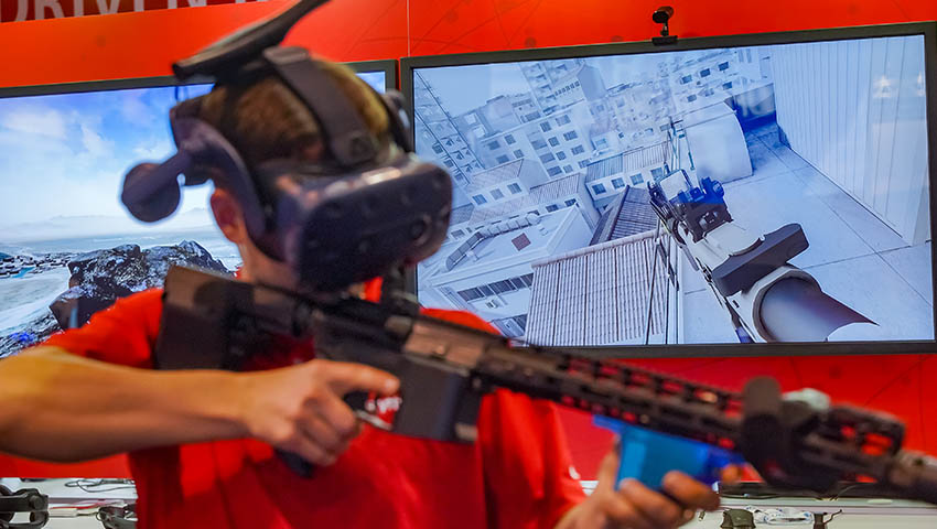 Raytheon reveals new dismounted soldier training simulator