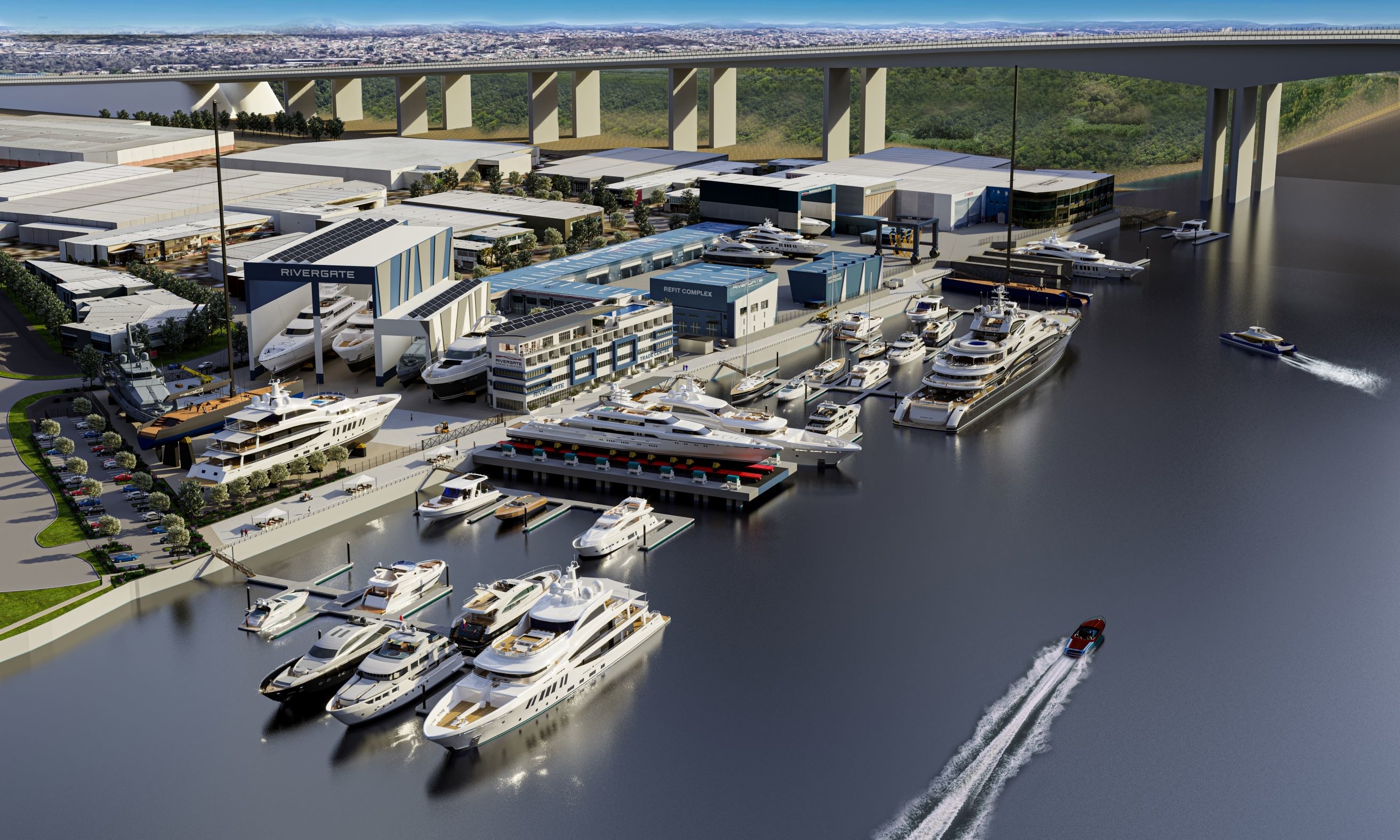 Rivergate Marina and Shipyard receive council approval for $200m expansion