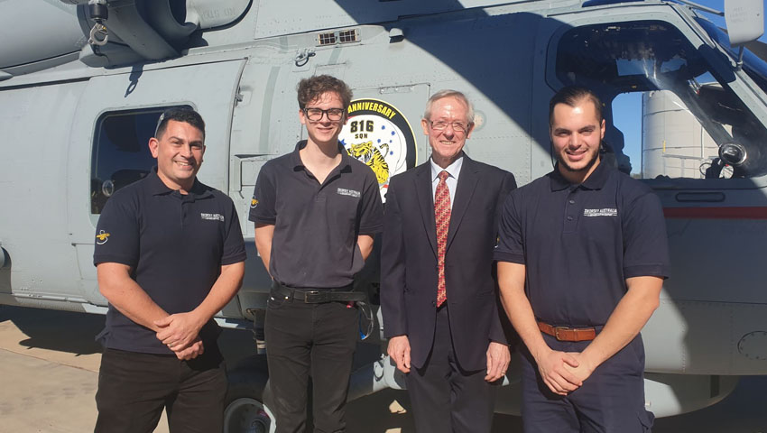 Sikorsky apprentices welcomed to Nowra