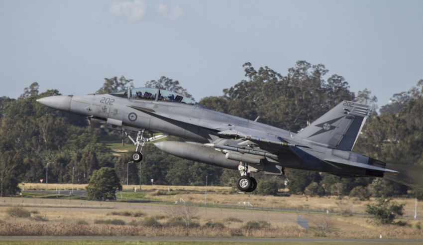 Super Hornet training flight trial launched at Amberley