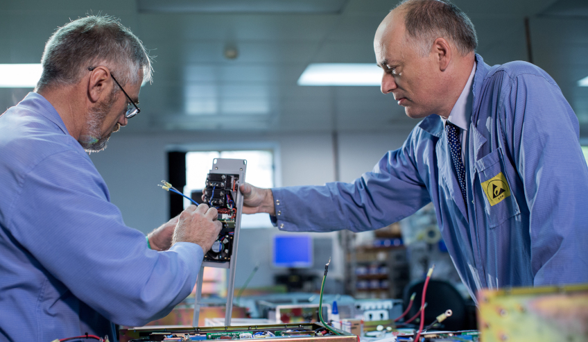 radio operator console
