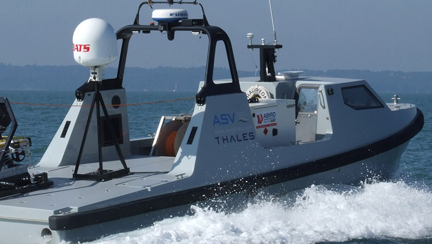 Thales demonstrates maritime security capabilities of USVs