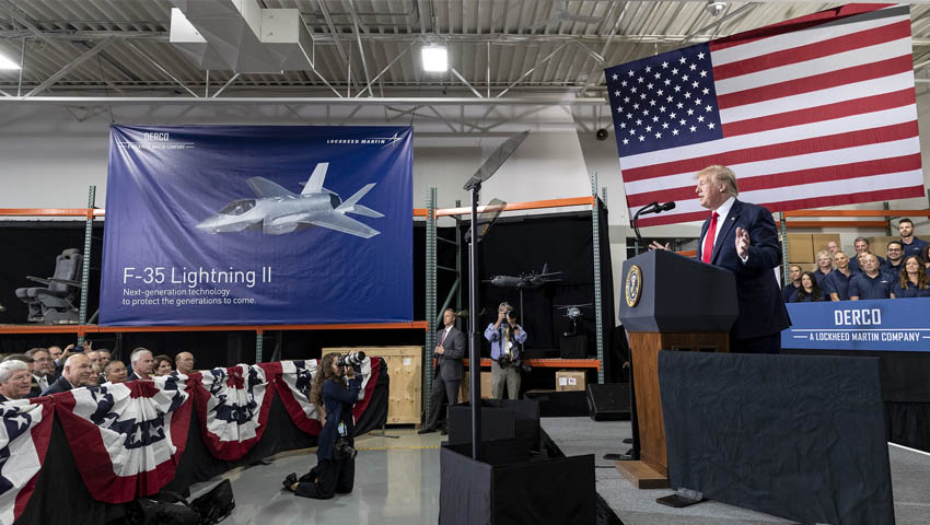Trump announces further F-35 Lightning II sustainment work