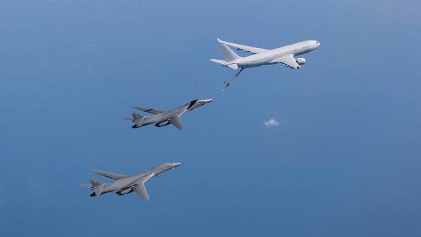 USAF B 1B bombers RAAF Top End dc