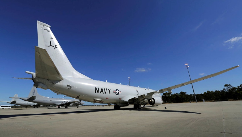 US Navy P 8A Poseidon aircraft dc