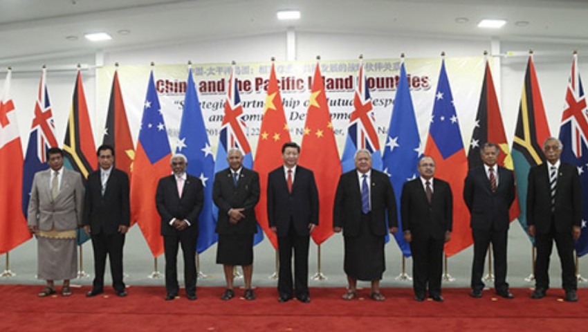 Xi Jinping Pacific Islands leaders dc