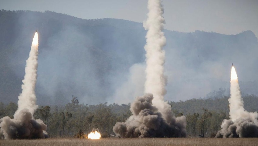rocket launch Shoalwater Bay Training Area dc